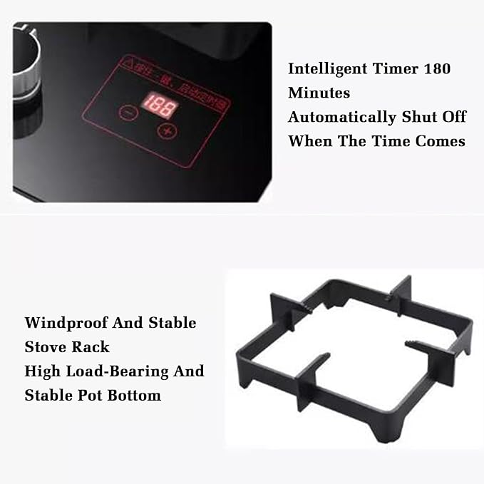 Estufa de Gas 1 Quemador 5.2KW Empotrable con Protección de Apagado miniatura 4