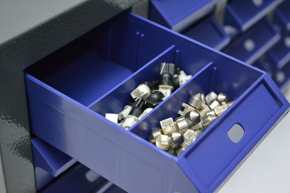 Amazon.co.jp: ST-CAB スチール製 パーツキャビネット 部品 収納