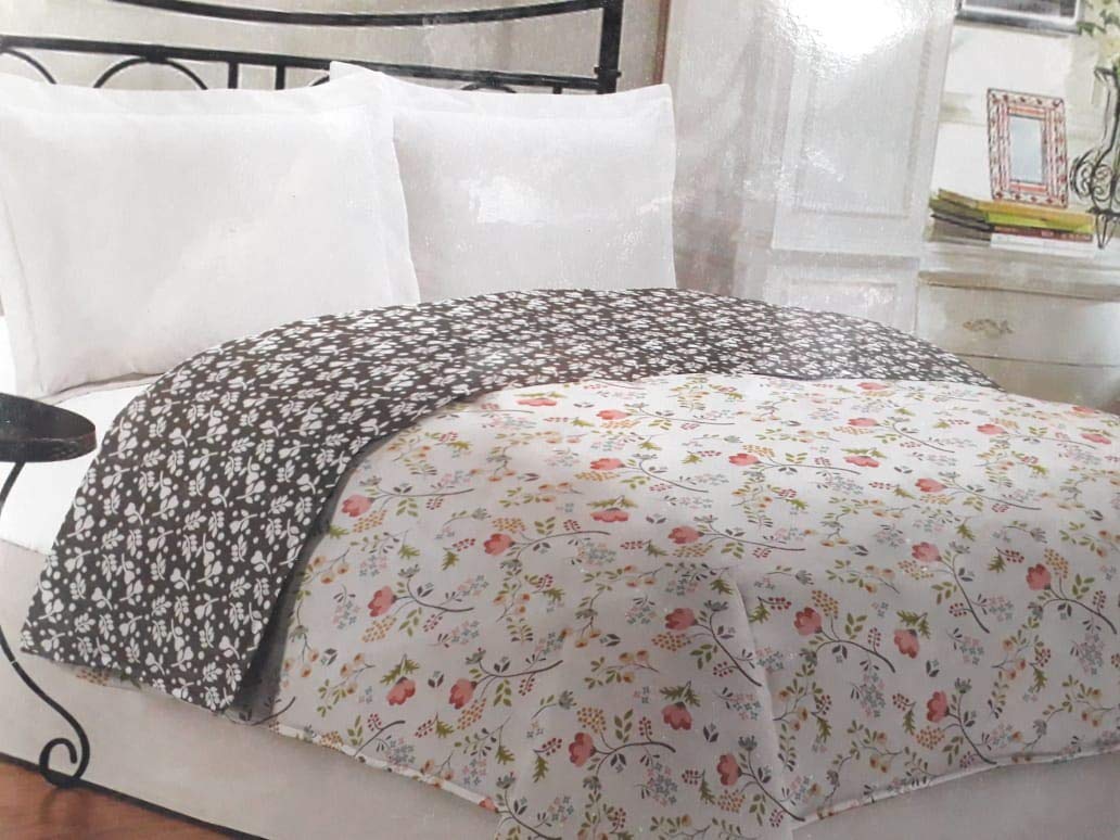 Bombay Dyeing 100 Cotton Double Bed Dohar/Ac Blanket White Back