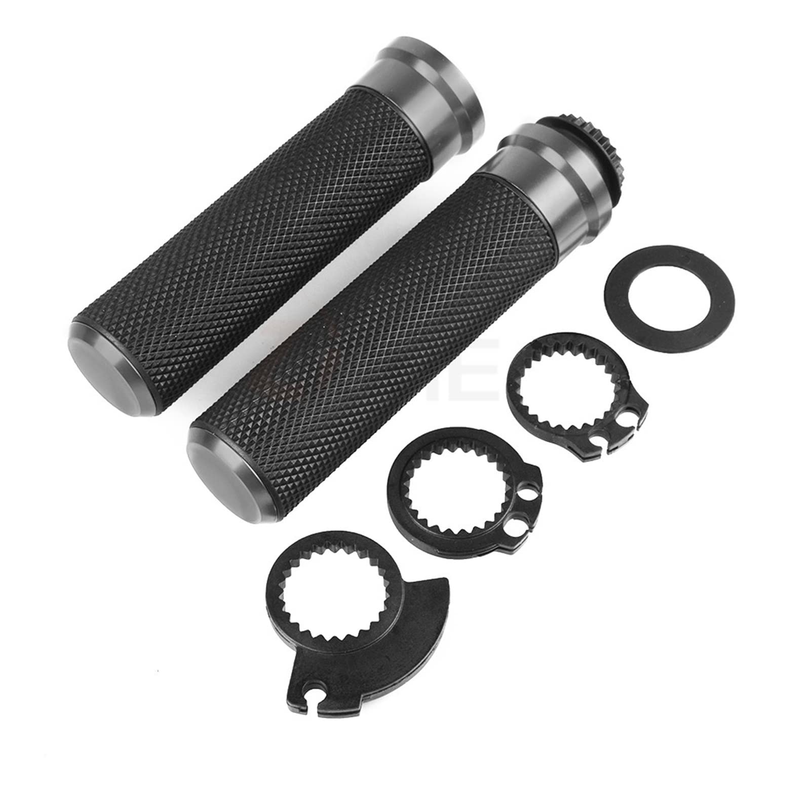 Motocicletta Manubri Parti Del Motociclo 22mm Manubrio In Gomma Manopole Per GAS XC 250 300 FSE/FSR MC 125 250 EC 50 125 200 250 300 400(Grigio)