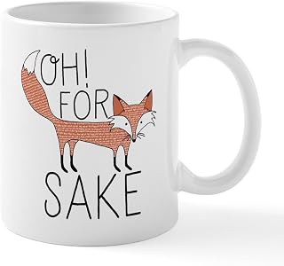 CafePress Oh! For Fox Sake Mugs 11 oz (325 ml) Ceramic Coffee Mug