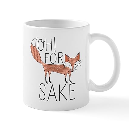 CafePress Oh! For Fox Sake Mugs 11 oz (325 ml) Ceramic Coffee Mug