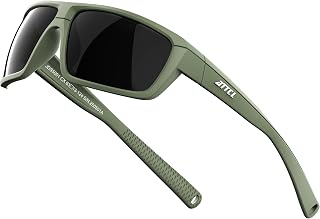 ATTCL Polarized Sunglasses Men for Fishing: UV Protection Lightweight TR90 Sports Wrap Sun Glasses Driving Golf Running Price In India