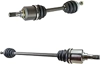 Vista 195 de TRQ Juego de conjunto de eje de transmisión CV delantero para conductor y pasajero, 2 piezas, compatible con Ford Explorer 4WD 95-01, Explorer AWD