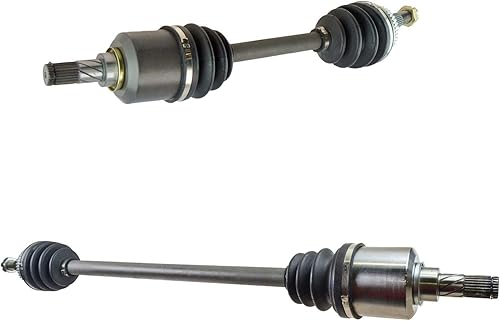 Miniatura 195 de TRQ Juego de conjunto de eje de transmisión CV delantero para conductor y pasajero, 2 piezas, compatible con Ford Explorer 4WD 95-01, Explorer AWD