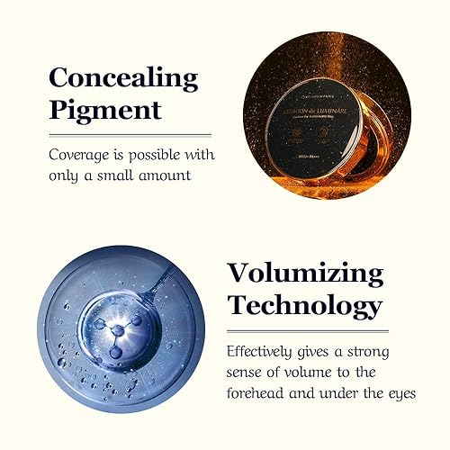 Miniatura 9 de CHALLANS DE PARIS CUSHION de LUMINÁRE EX - 23 Beige medio  Base de cojín radiante brillante, cobertura completa, uso duradero, fórmula premium,