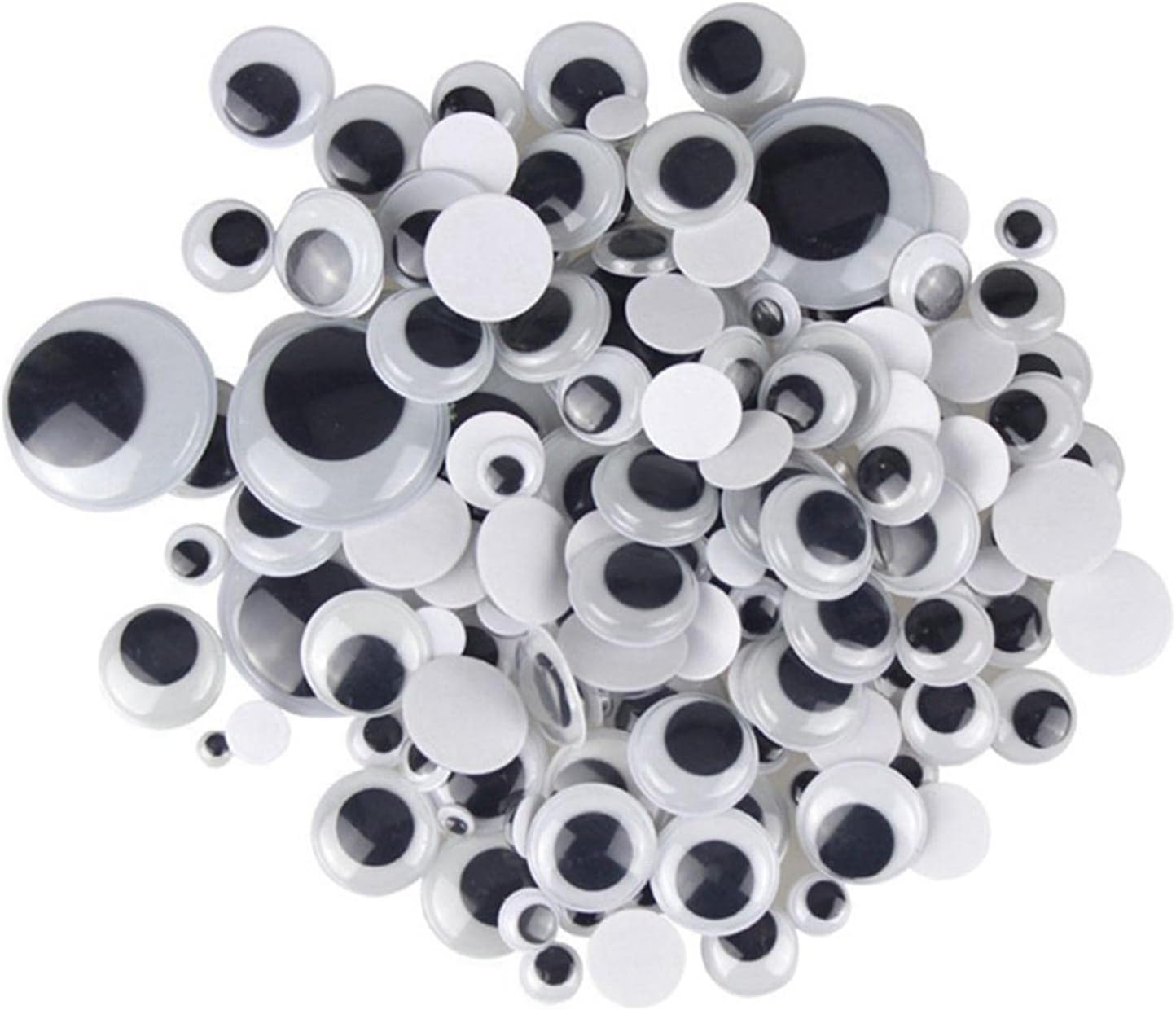 Self- Googly Eyes Wiggle Eyes for DIY Crafts Stuffed Animals, 4000pcs 12mm