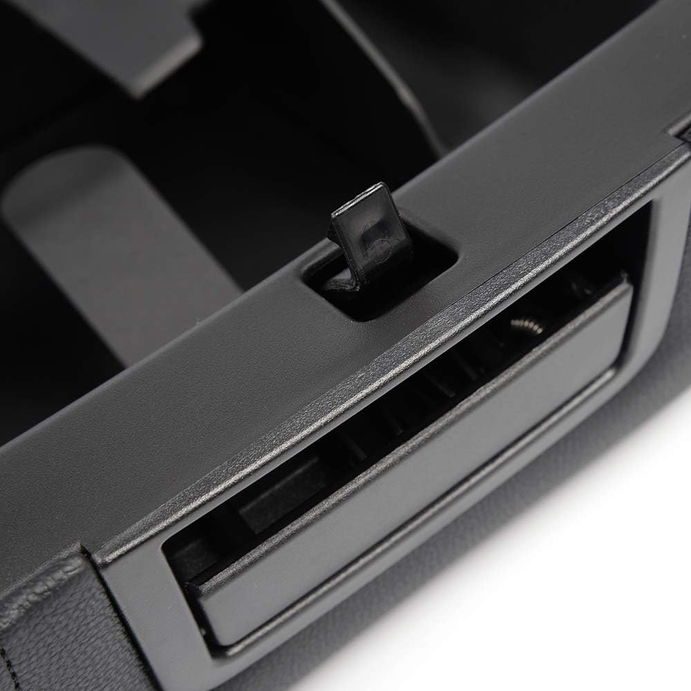 PIT66 Center Console Lid Armrest Cover, Compatible with 2004-2008 Ford F150, 5L3Z1506025AAD, Black