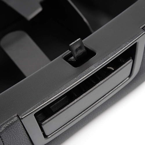 Miniatura 5 de PIT66 Tapa de consola central, funda para reposabrazos compatible con Ford F150 04-08, 5L3Z1506025AAD, color negro