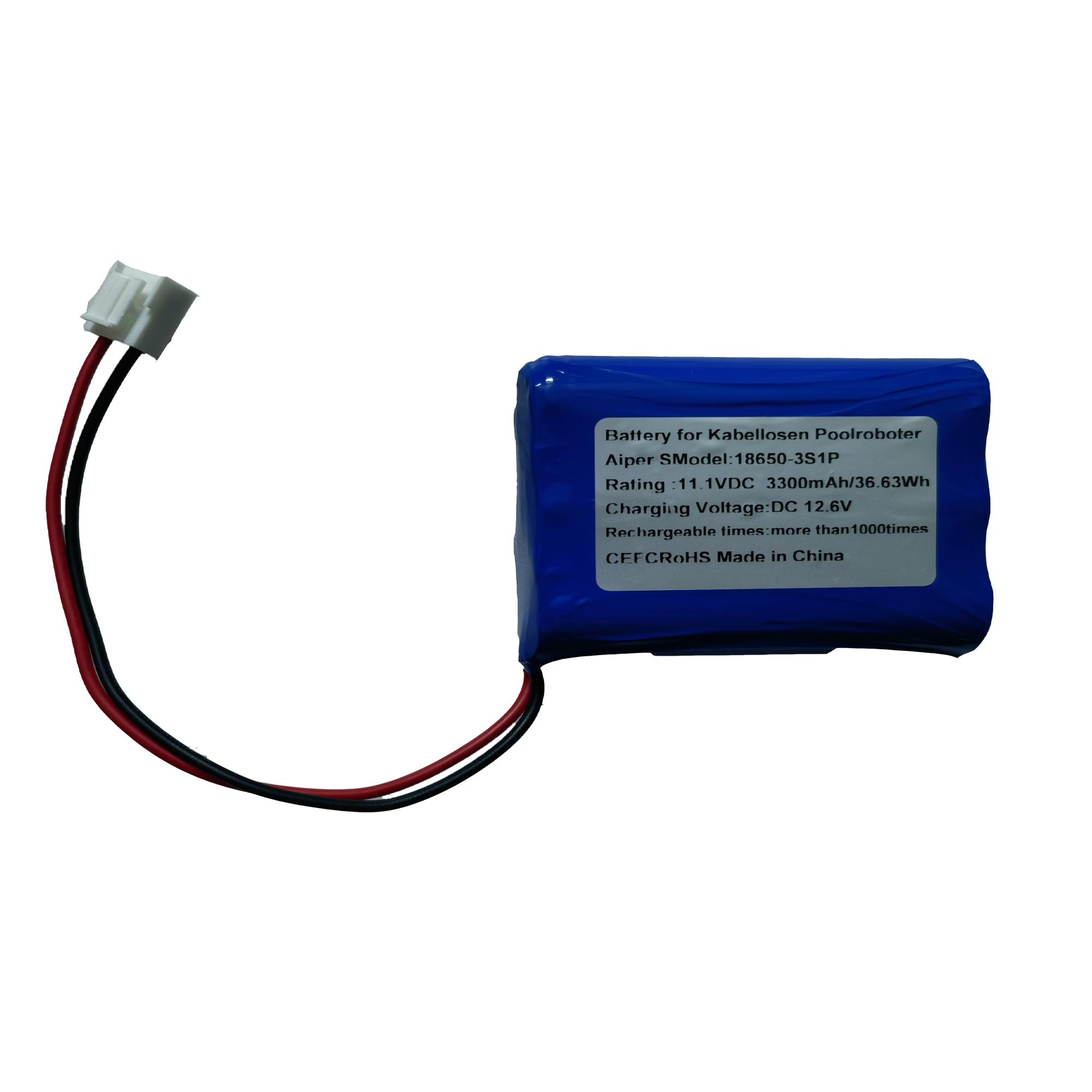 Batería de repuesto para limpiador de piscina inalámbrico Aiper Scuba SE 3300 mAh/36,63 Wh