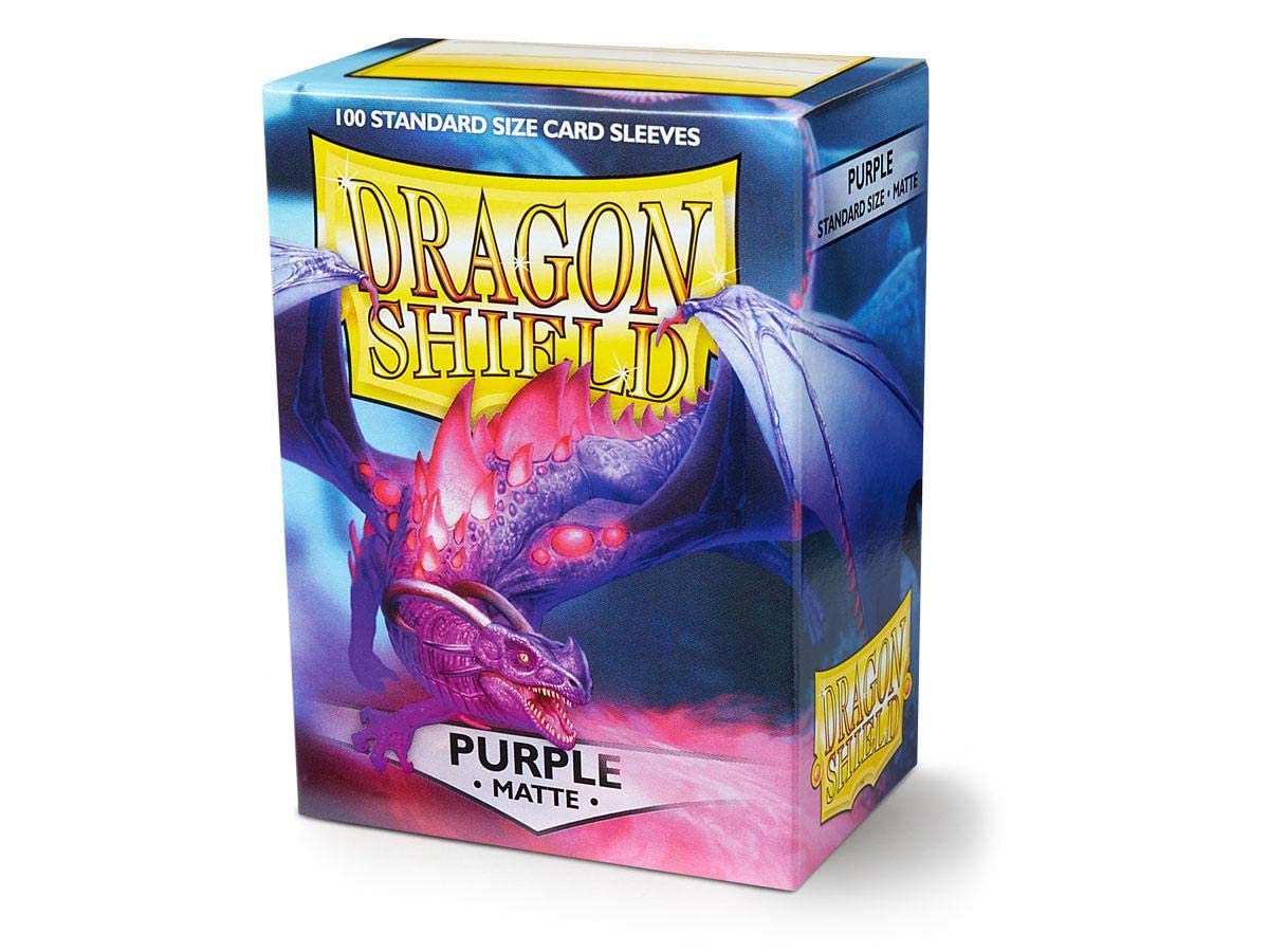 シュリンク付き　Dragon Shield マット・パープル 10個 Amazon | DragonShield マットパープル 標準サイズカード