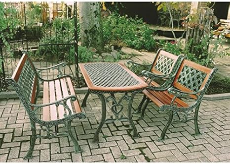 Amazon Co Jp ジャービス商事 鋳鉄テーブル 4点セット ガーデンテーブルセット 青銅色 Diy 工具 ガーデン Amazon Co Jp ジャービス商事 鋳鉄テーブル 4点セット ガーデンテーブルセット 青銅色 Diy 工具 ガーデン