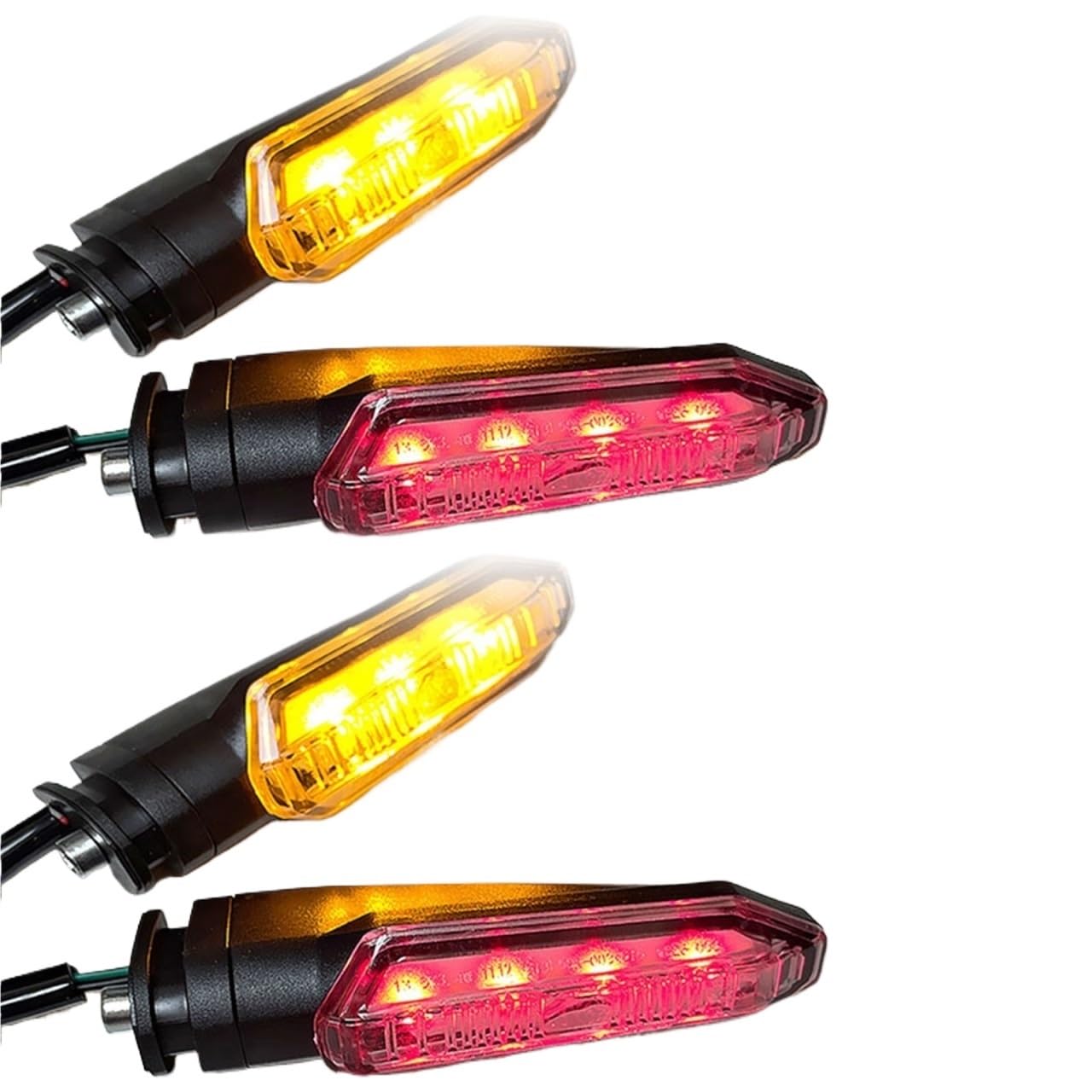 Per CRF250L ADV150 CBR650F NC750X XADV 750 Moto Indicatori Di Direzione Lampeggiante Dinamico 12V Lampada Segnalazione A Doppio Colore