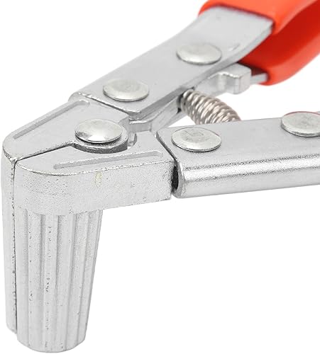 Miniatura 8 de Alicates de batería Alicates para terminal de batería, cabeza en ángulo, construcción robusta, separador de terminales de batería roja, aleación de