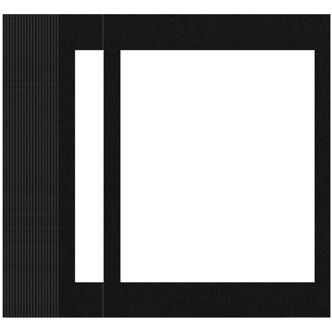 Alison Kingsgate 16X12 Black Picture Mount - 12X10 Aperture - Pack 20 — image 1