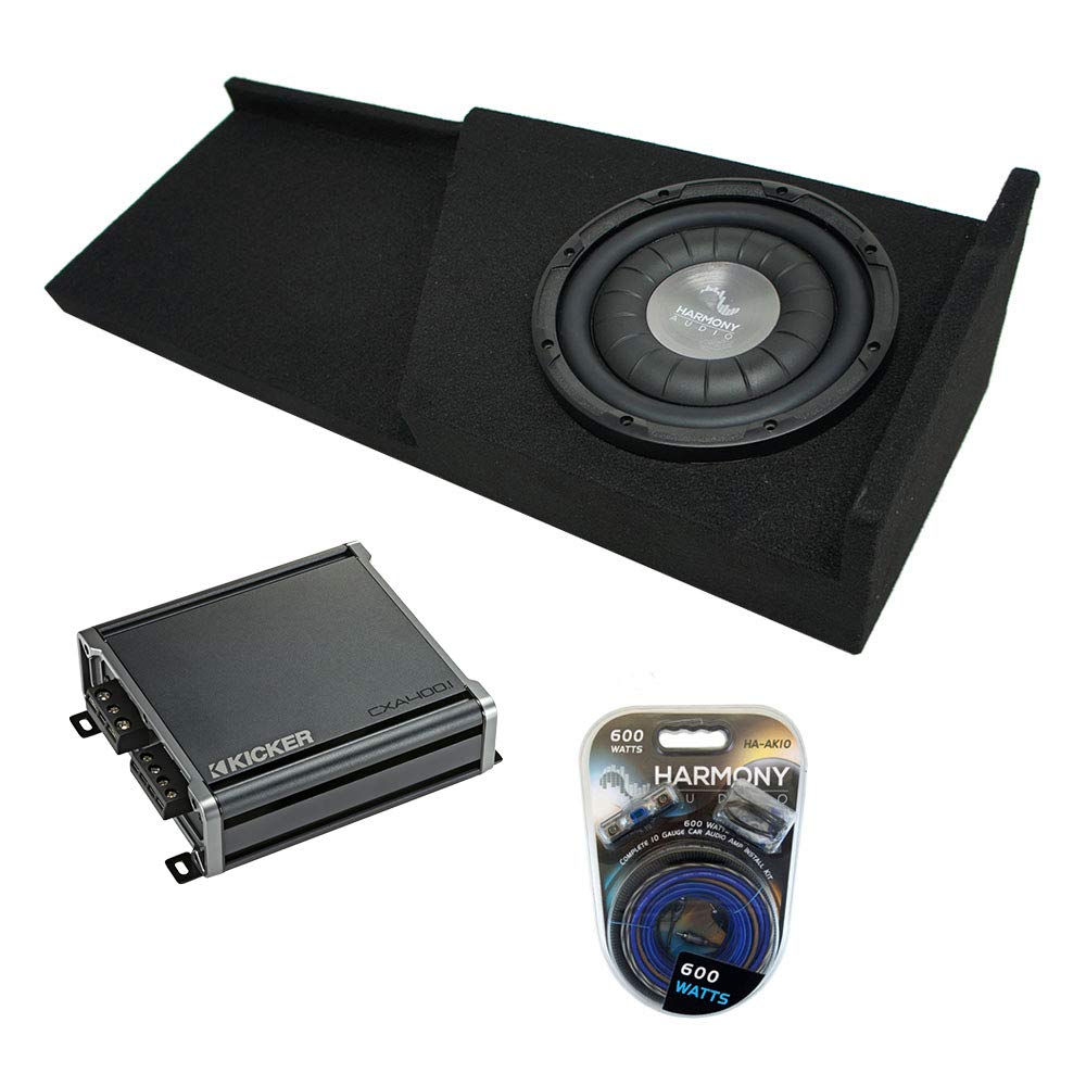 Harmony Audio HA-F124 Comp. w/Chevy Silverado Ext Cab Truck 2007-2013 Flatline Series 12