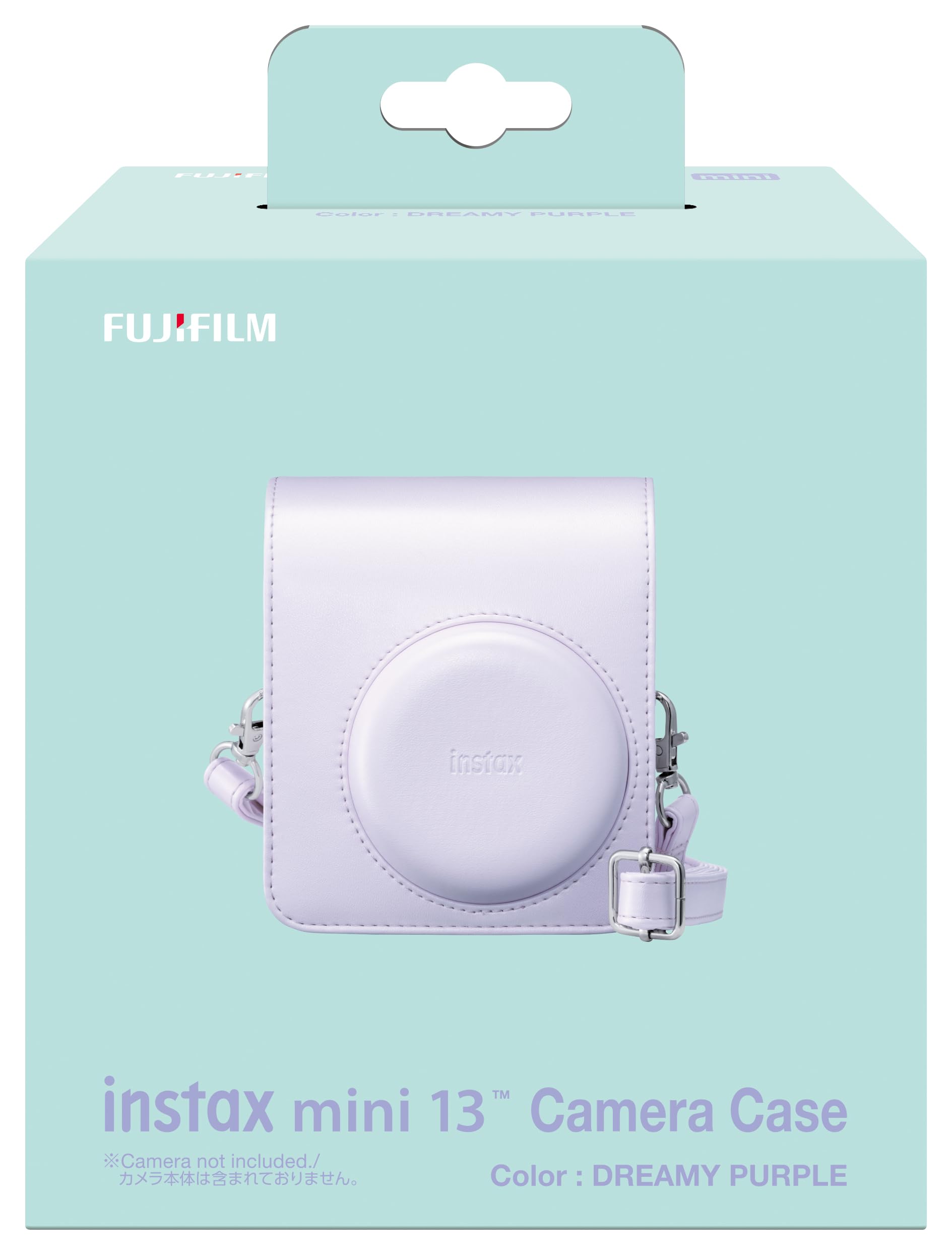 Etui na aparat instax mini 13 z regulowanym paskiem na ramię, kolor Dreamy Purple