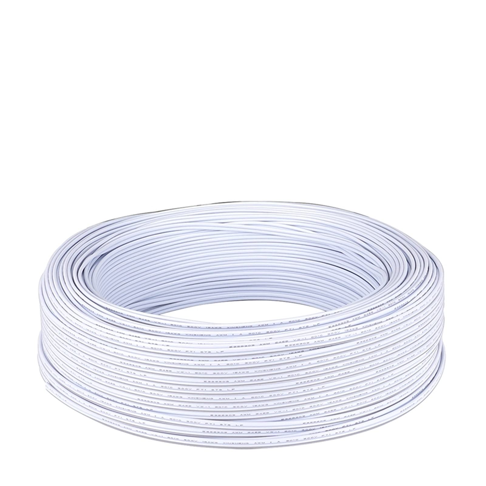 Cavo Elettrico, Filo Elettrico Cavo Elettrico di Estensione del PVC di Awg 22 del Filo Elettrico di 20m 22 del Cavo di Rame del Cavo in Scatola per lampade della Lampadina di Striscia(50m)
