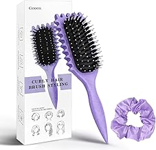 Curl Defining Brush,Purple Curl Brush Hair,Curl Brush,1 Stück Curly Hair Brush for Defining Curls For Women And Men