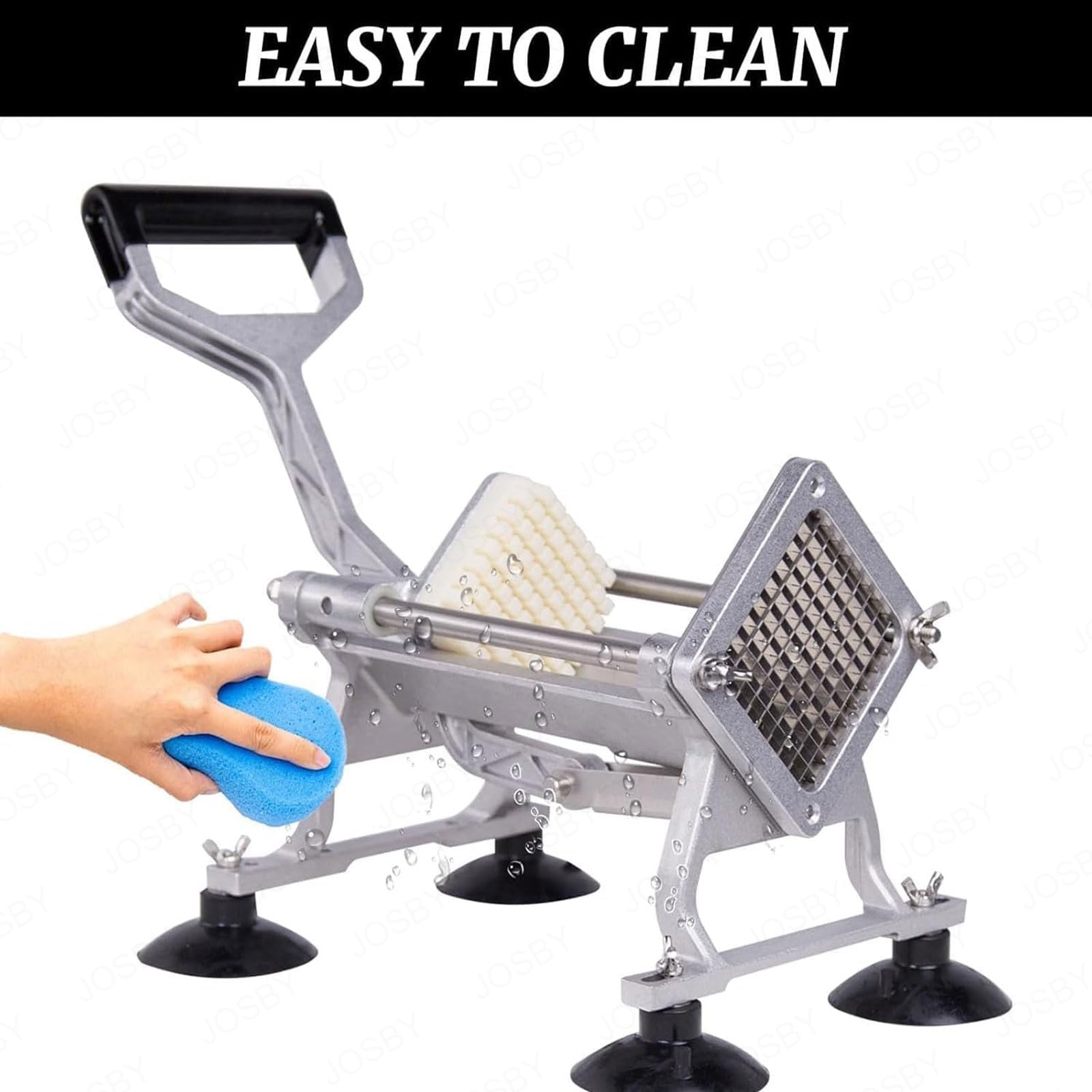 Coupe-frites manuel pour pommes de terre, légumes avec lames de 6 mm, 9 mm, 13 mm, ventouses pour cafétérias, snack-bars et usage domestique