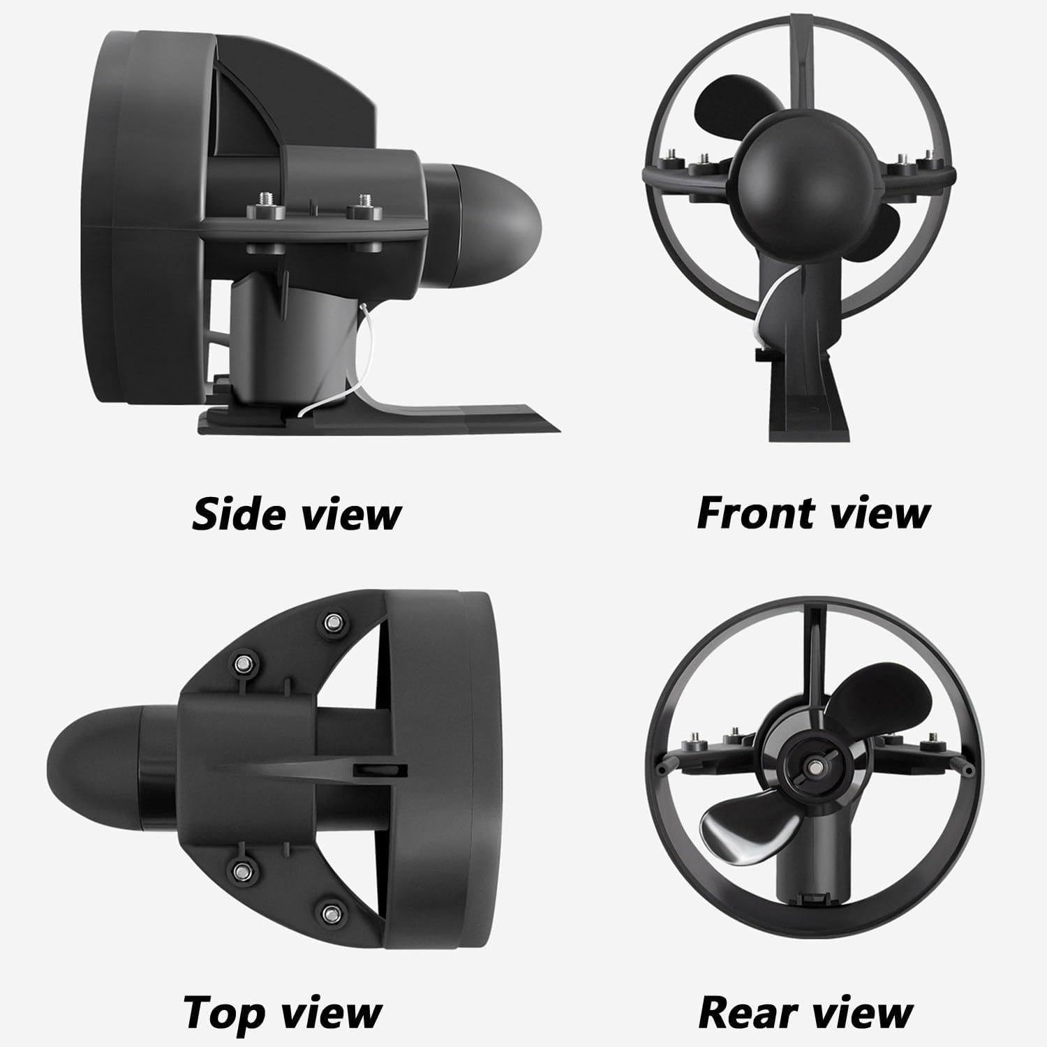 216W 288W Electric Motorized Surfboard Propeller Propulsion, 12V Kayak Surfboard Rechargable Jet Powered Surfboard Kit, Surf & Sup Fin Battery Electric Fin Stand up Paddle Board Motor Surf Board,288W