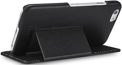 StilGut Book Type Funda Cuero con funci n Soporte para iPhone Plus 5 5 quot Negro Nappa StilGut Book Type Funda Cuero con funci n Soporte para iPhone Plus 5 5 quot Negro Nappa