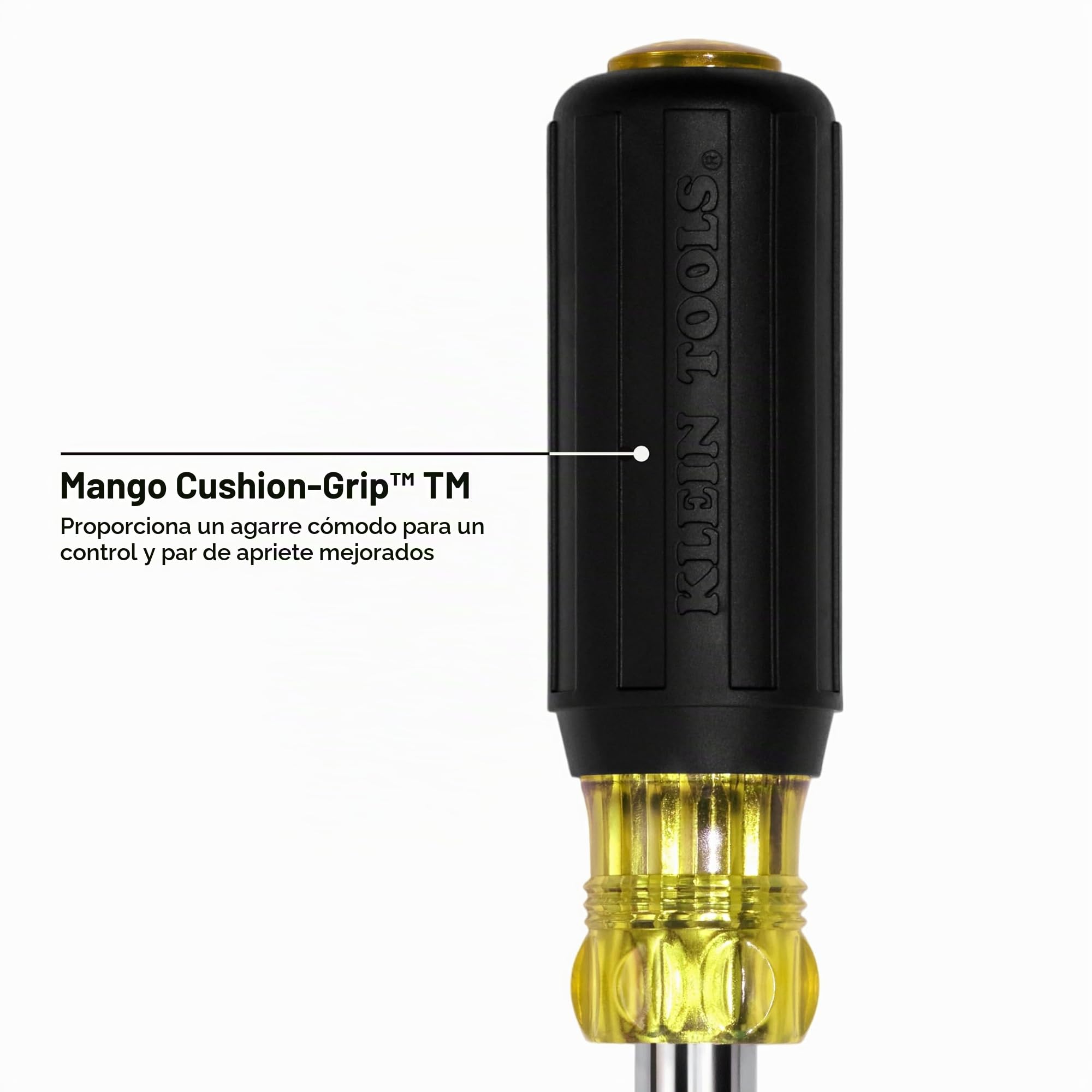 Klein Tools 32500 | Destornillador multi bit 11 en 1 | PH1 PH2 R1 R2 ranura TORX | Eje intercambiable | Mango Cushion Grip | 18,4 cm