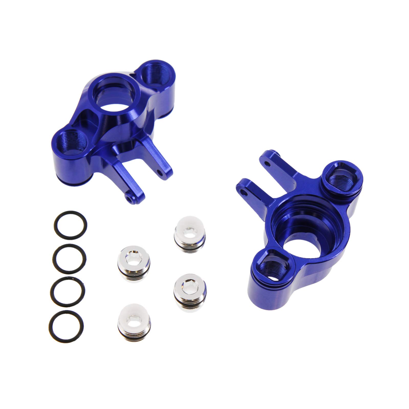 AtomikRC E-Revo 2.0 Front/Rear Axle Carrier, Blue - Replaces 8635 - Compatible with Traxxas