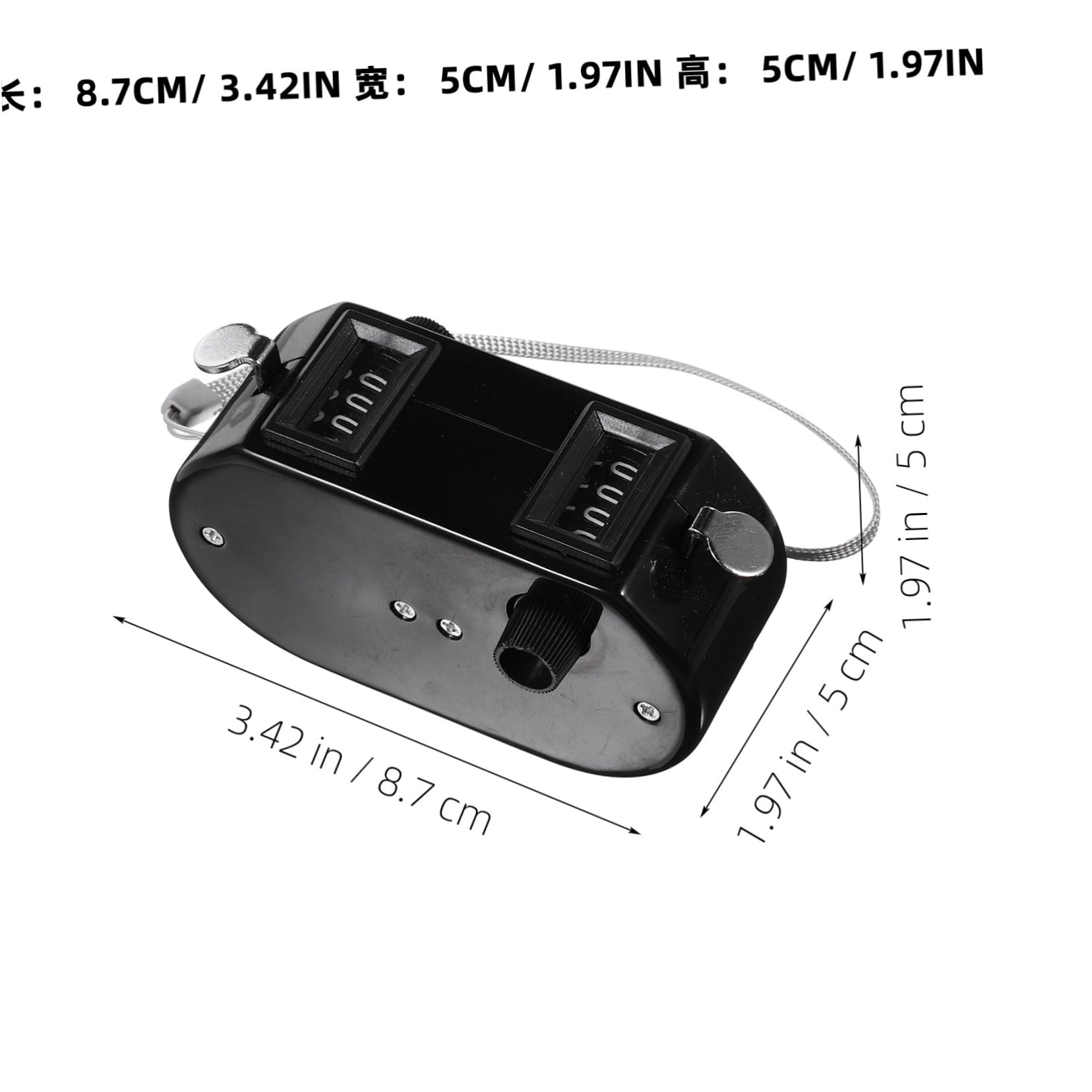 BESPORTBLE Baseball Golf Clicker 4 Number Display Counter Mechanical Score Counter Clicker Sport Ticker