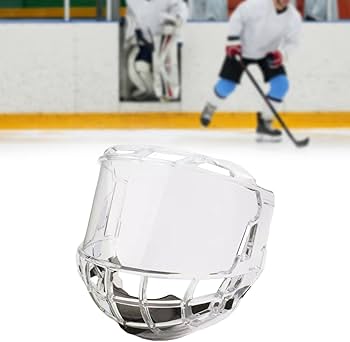 Amazon | Zxpjkyu アイスホッケーバイザーシールドコンボクリア