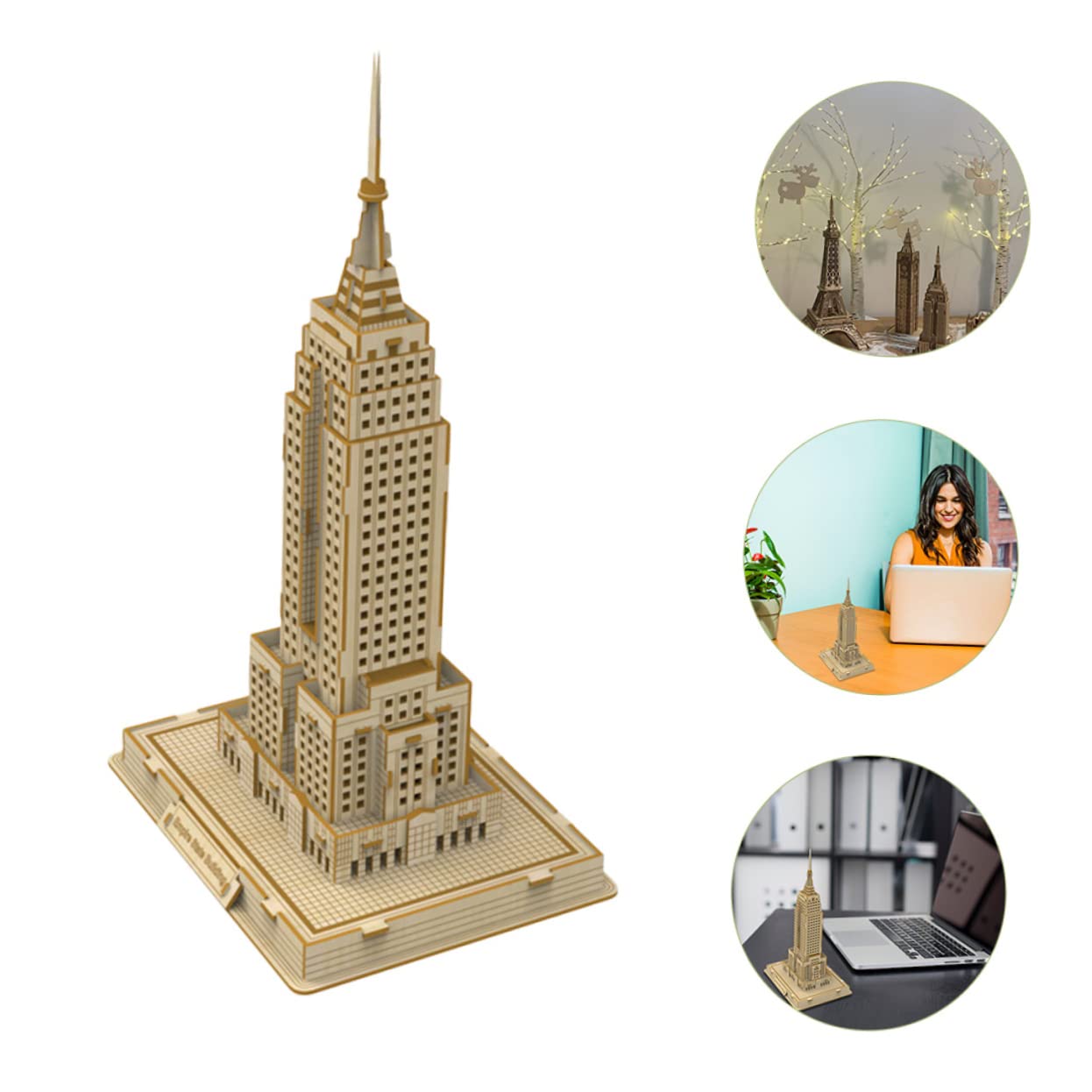 WOONEKY Puzzle Bois pour Garçon Fille Jouet Éducatif Soi-même Décoration pour Chambre