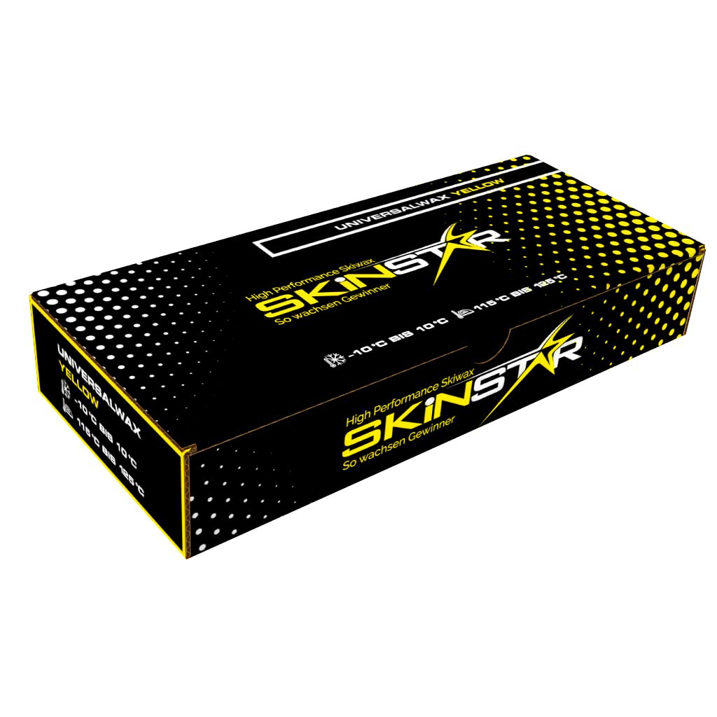 Skinstar Universal Wachs gelb Bügelwachs Ski Wax 4x250 g - Werkstatt