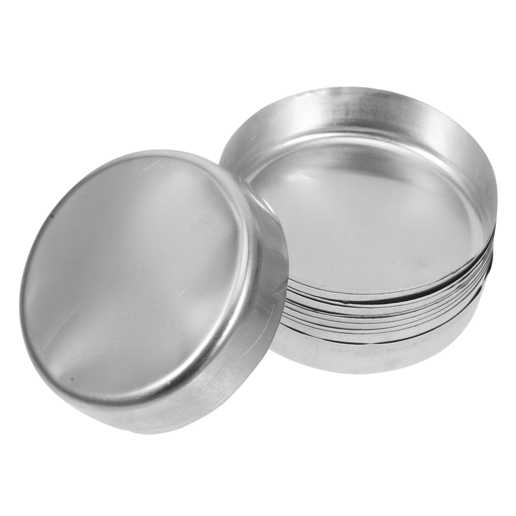 Gatuida 50stücke Labor-waagschalen Aus Aluminiumfolie Flache Wiegeschalen Für Pulver Und Flüssigkeiten Wiederverwendbar Langlebig Und Leicht Zu Reinigen Für Präzise Messungen