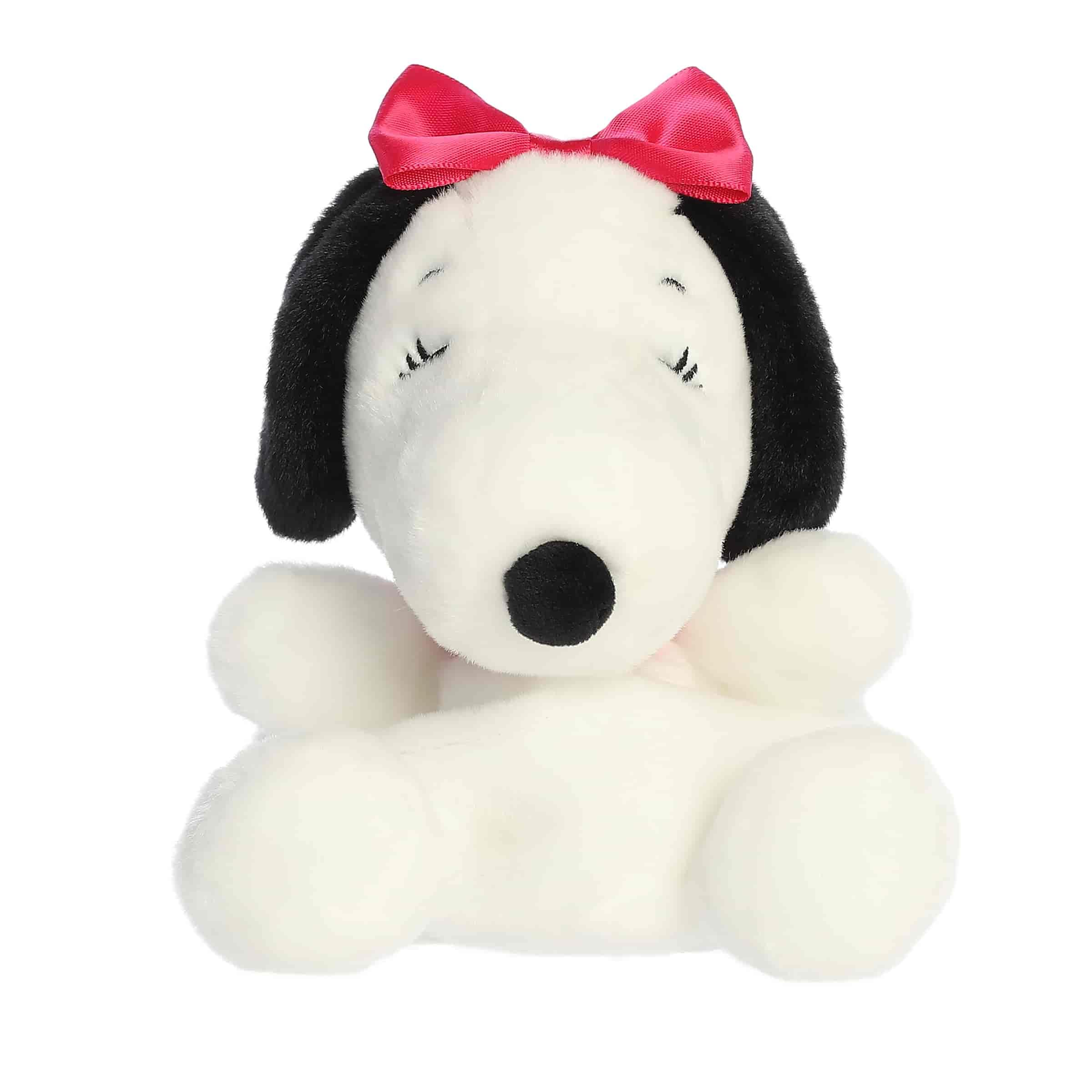 Aurora Adorable Peanuts Belle Palm Pals Peluche - Giocattoli con licenza ufficiale per tutti i fan di Snoopy - Regalo nostalgico per adulti e feste di compleanno - Bianco 12,7 cm