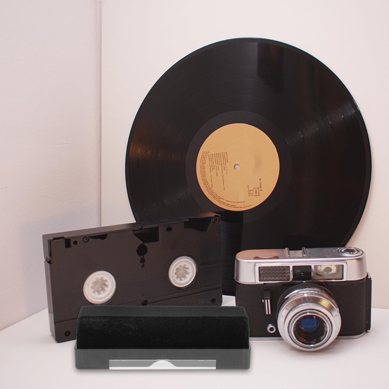 Uonlytech 5sets Kit Di Pulizia Per Dischi in Vinile Spazzola Antistatica e Accessori Per Pulizia Del Giradischi Compatto e Portatile Per Amanti Della Musica e Collezionisti