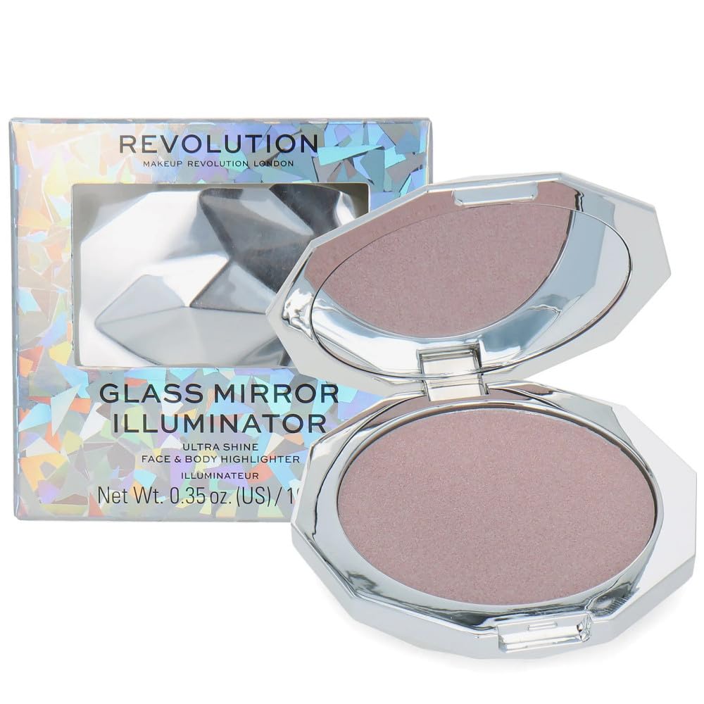 Makeup Revolution Glass Mirror Illuminator, Silber - Image 2