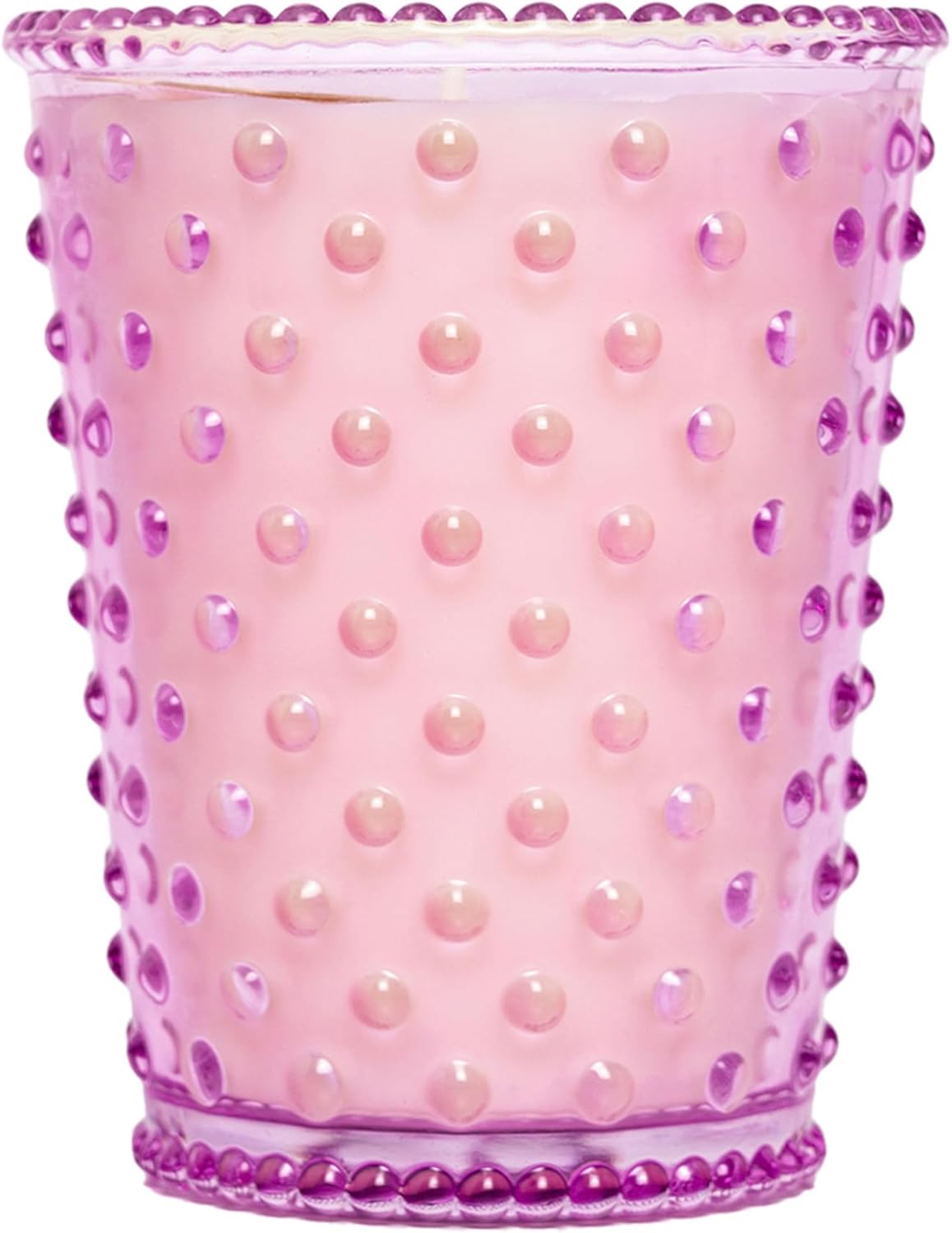 Simpatico Rhubarb & Rose Scent Hobnail Candle