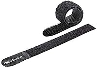 Vista 8 de CableCreation Bridas para cables, resistentes correas autoadhesivas con pegamento trasero, correas de gestión de cables, organizador de cables