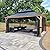 PURPLE LEAF 12' X 16' Outdoor Hardtop Gazebo for Patio Galvanized Steel Double Roof Permanent Canopy Aluminum Frame Pavilion Gazebo with Netting