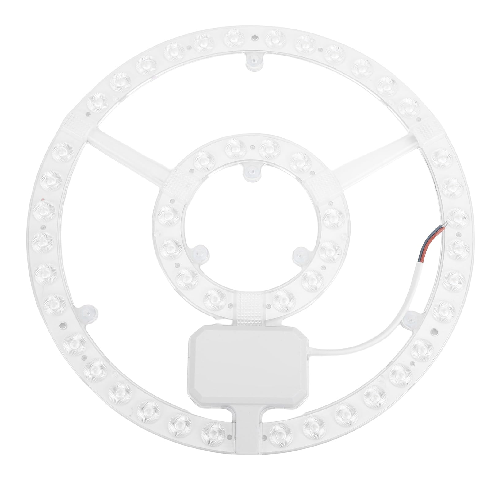 Greensen Luz LED de Techo, Panel Redondo Magnético de Reemplazo de 48W y 10.6 Pulgadas con Luz Difusa 360 y Vida Útil de 50000 Horas, para Luces de Ventilador de Techo Empotradas