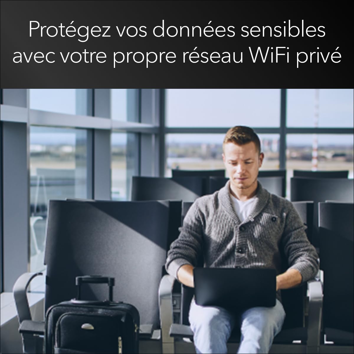 NETGEAR Nighthawk M3 (MH3150) | Routeur Mobile 5G WiFi 6 Jusqu’à 2,5 Gbit/s, Slot SIM débloqué | Mobile Hotspot pour Un Usage Personnel ou Professionnel | MiFi 5G/4G, Connexion Jusqu’à 32 appareils