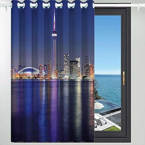 Miniatura 2 de Cortina para Dividir Habitacion - Puertas de acordeón azul para habitación de niños de 72 pulgadas de ancho x 98 pulgadas de alto, 1 panel