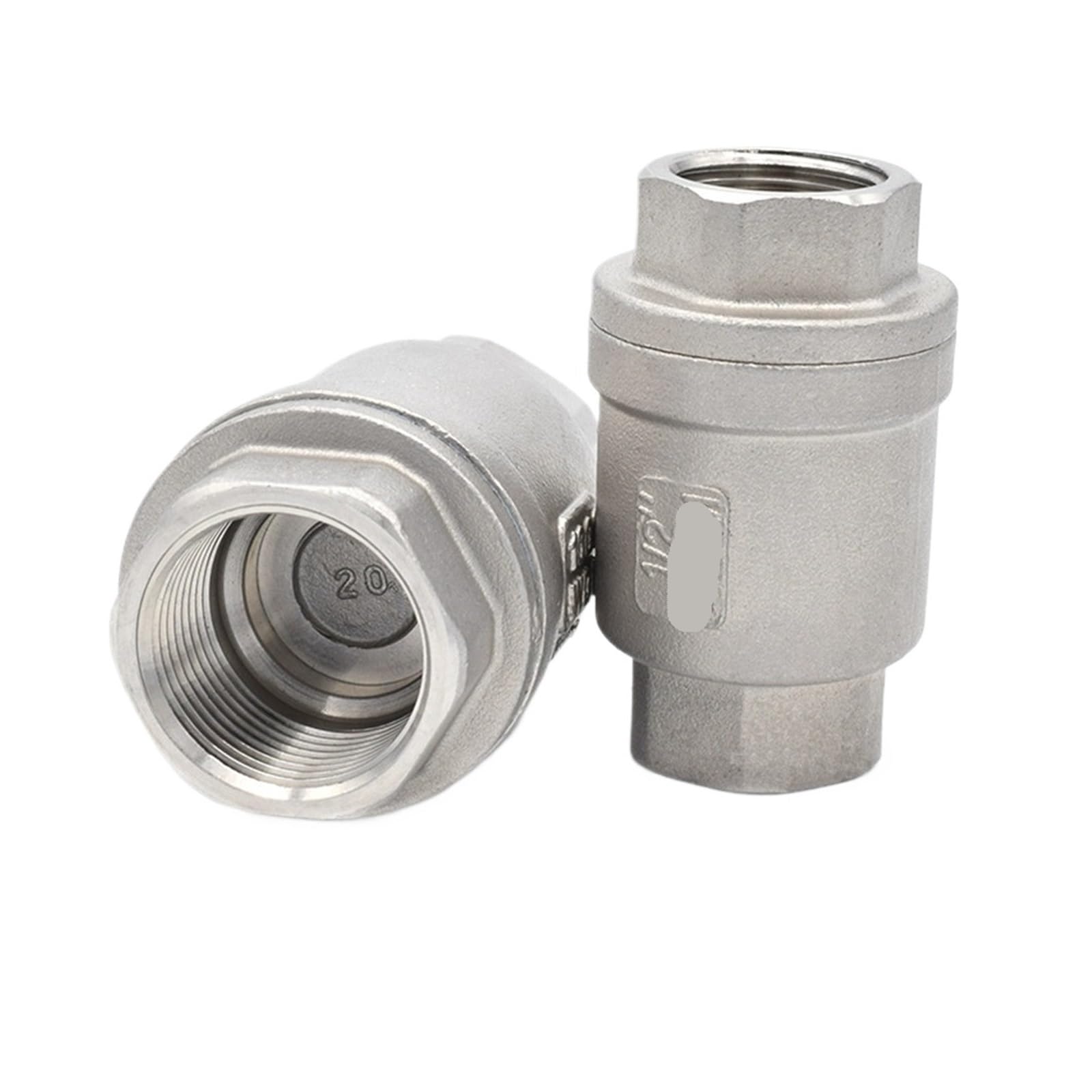 Clapet anti-retour 1/2 vertical inox résout le désamorçage de pompe