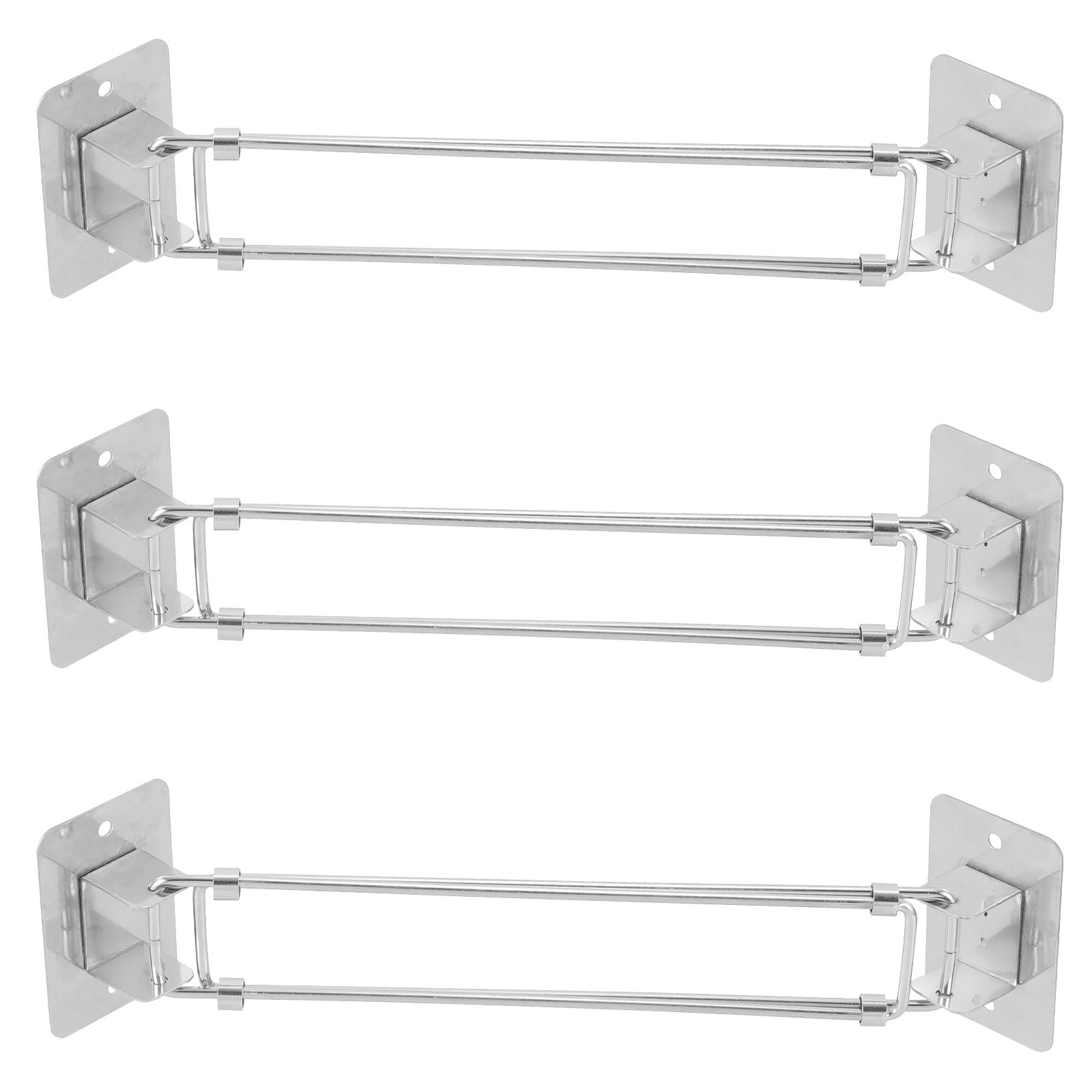 Protector de pared para botellas de ducha en acero inoxidable náutico duradero 8