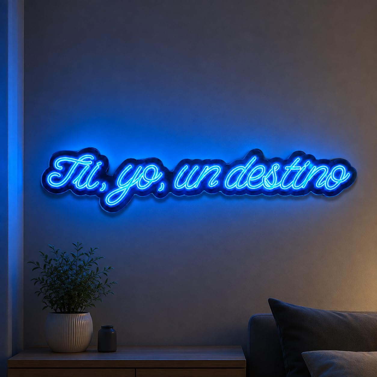Neon Personalizado, Cartel LED Decoración Pared Letrero Neon Luminoso Letras Luce Personalizadas Nombre Carta para Boda Cumpleaños Fiestas Bar Tiendas 75 cm x 16 cm 12v