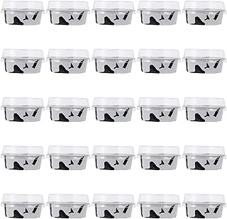 Lurrose 50 Sztuk Folia Aluminiowa Do Pieczenia Papierowe Kubki Do Pieczenia Ramekin Pudding Kubki Halloween Ślub Boże Narodzenie Kuchnia Urodziny Party