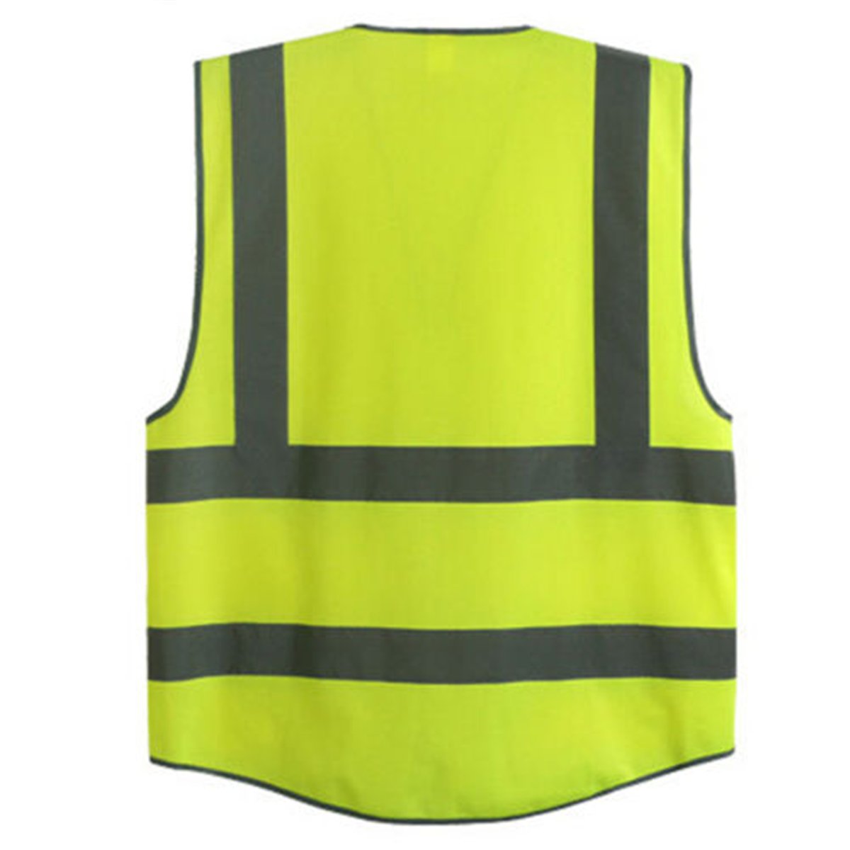 RanDal Vert Unisexe Haute Visibilité Réfléchissant Multi Poches Construction Gilet De Sécurité - M