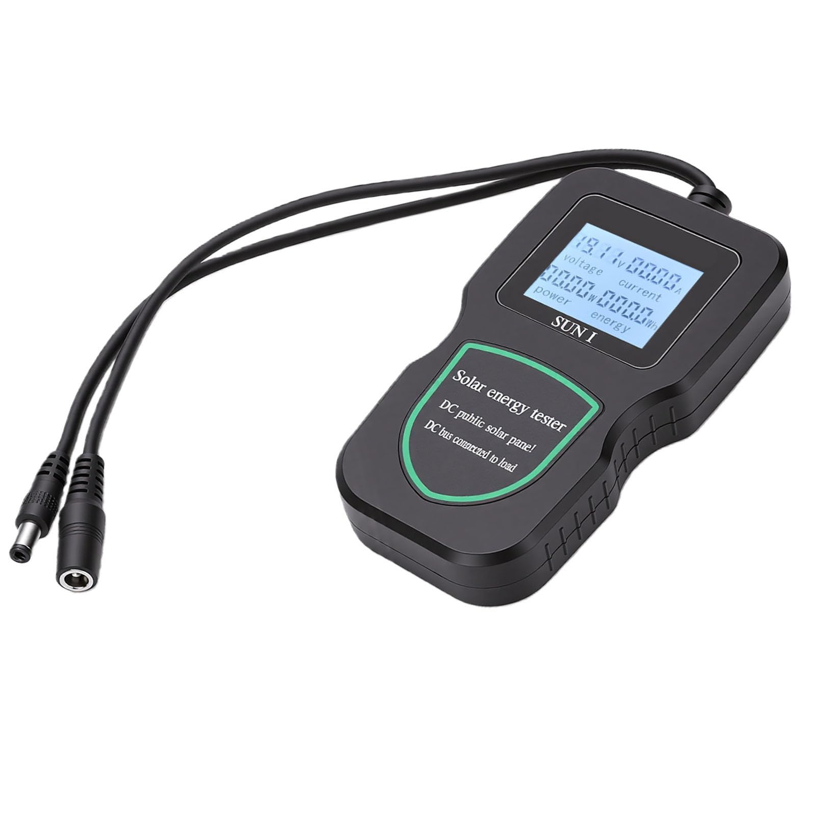 Medidor de Potencia de Panel Solar, LCD Retroiluminado