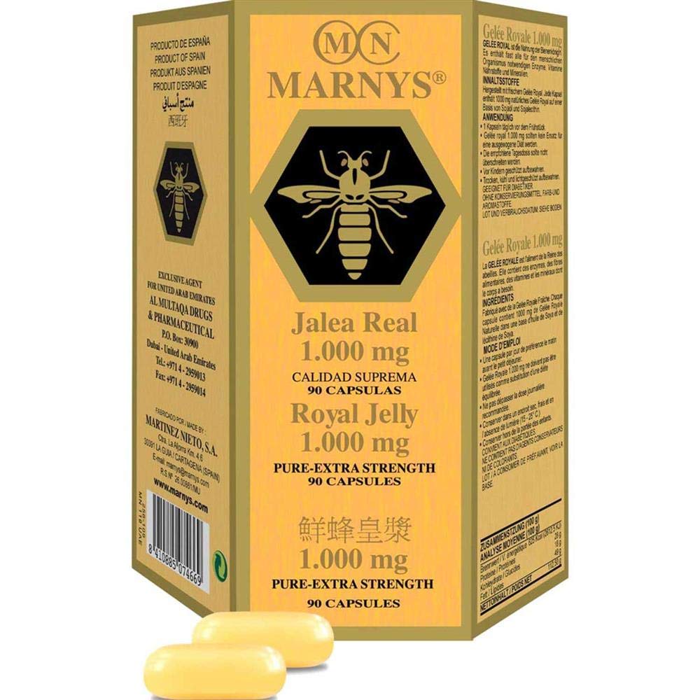 Marnys Royal Jelly,1000mg Capsules 90's