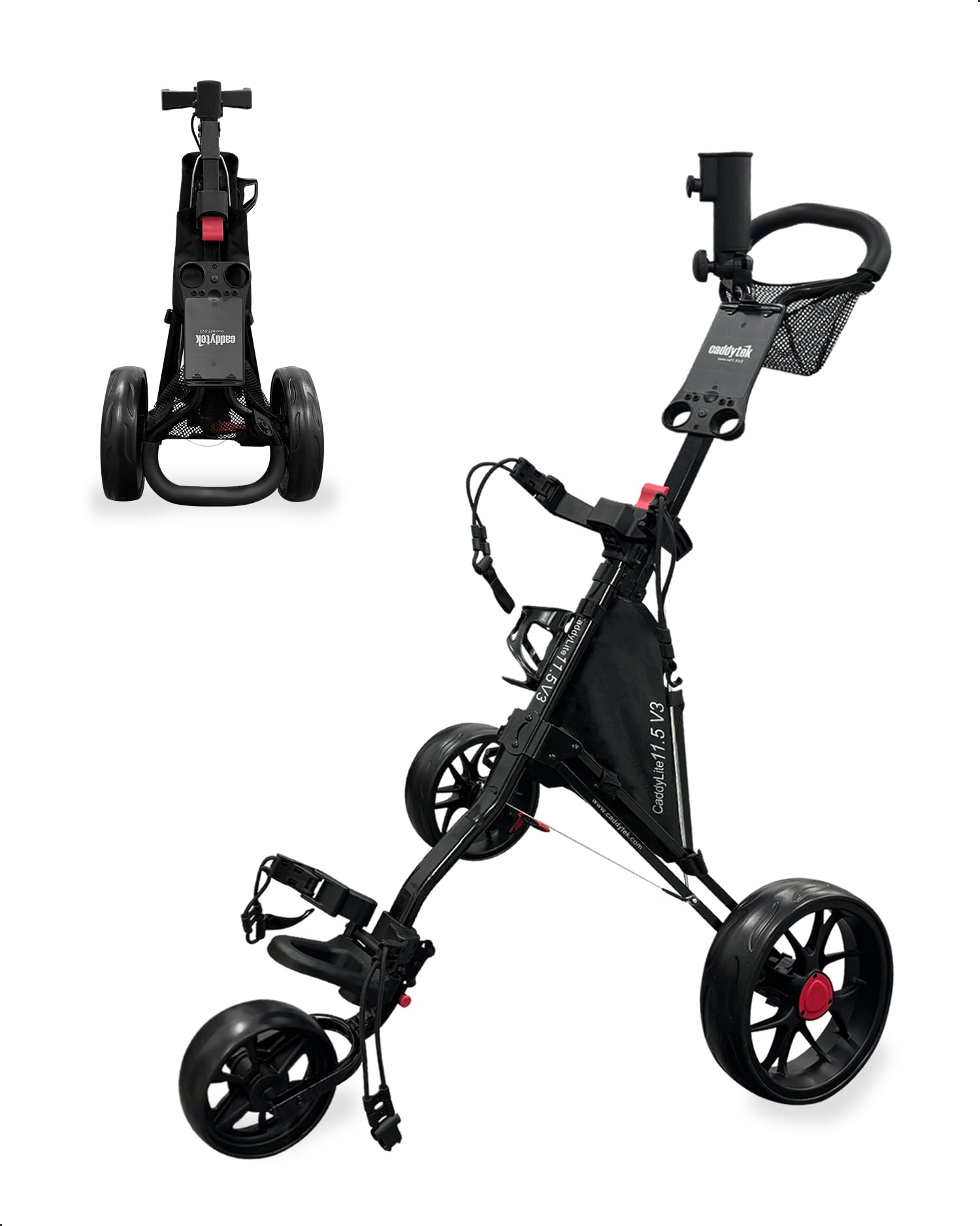 Amazon.com: Caddytek CaddyLite 11.5 V3 Golf Push Cart